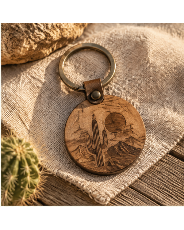 Wood Keychain